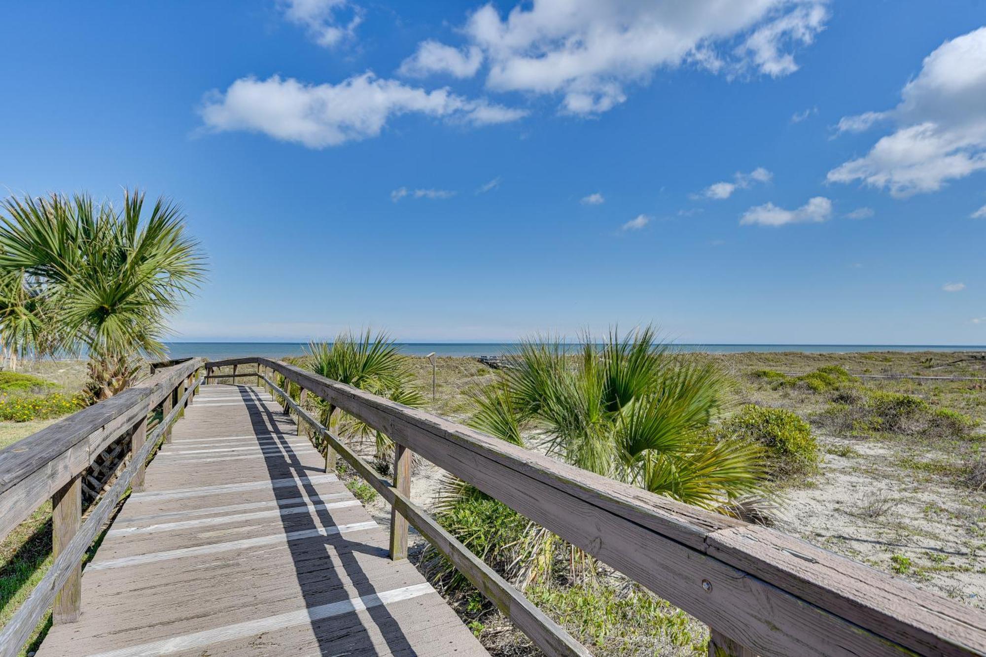 Fernandina Beach Townhome, Steps To Public Beach المظهر الخارجي الصورة